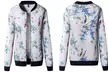 Veste bomber Blu Apparel pour femme avec motif floral - Second Medium