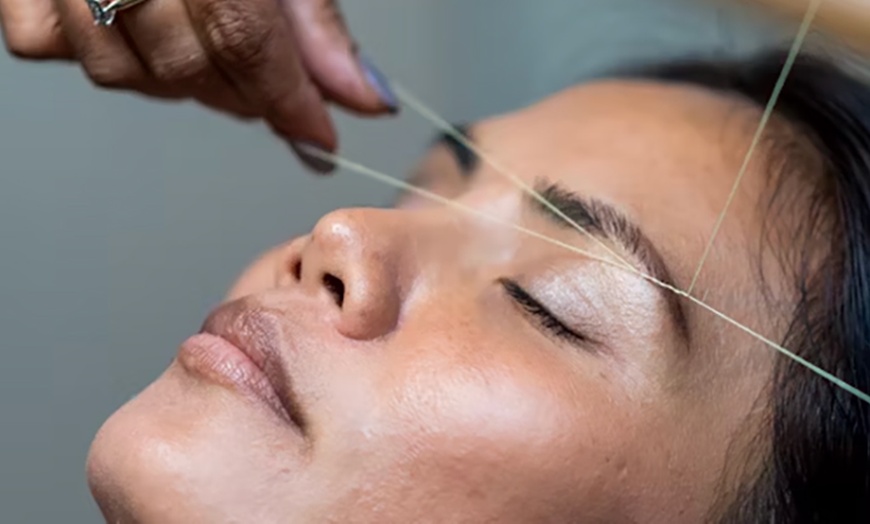 Image 1: Up to 43% Off on Threading at kamana beauty palace