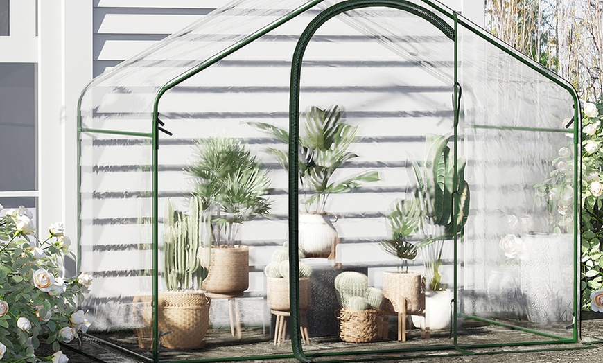 Image 15: Outsunny Greenhouse