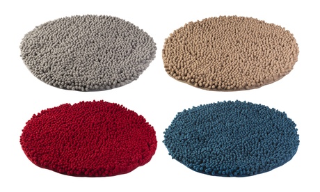 Tappeto passatello in morbida microfibra rotondo da 60 cm disponibile in vari colori