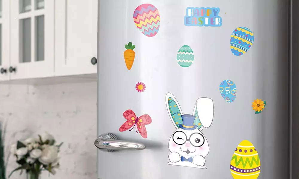 1 of 2 sets van 120 raamstickers voor Pasen