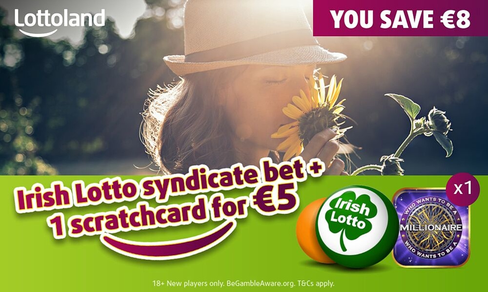 5€ for 420 Irish Lotto Syndicate Bets and 1 Scratchcard from Lottoland