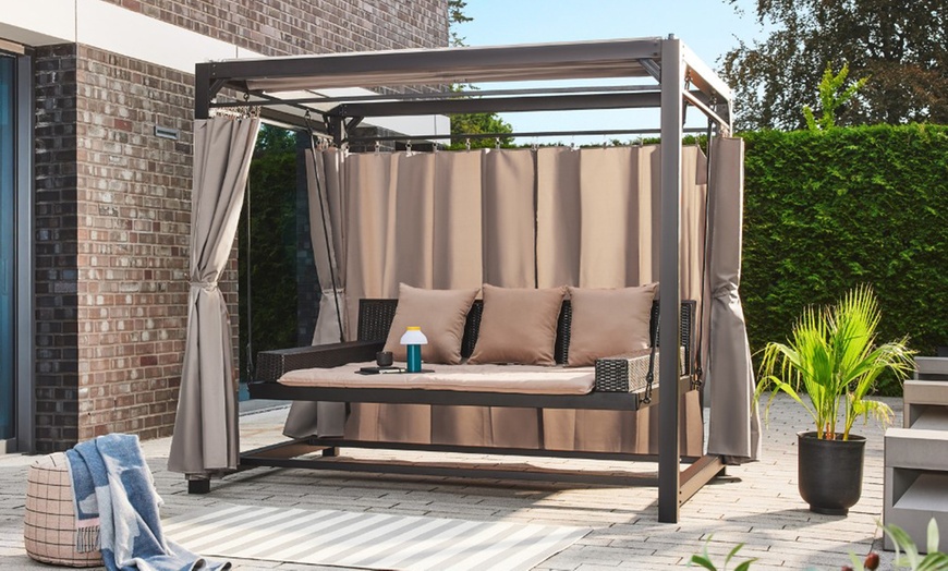 Image 1: Home Deluxe tuinligstoel 'Provence'