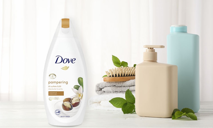 Image 3: Dove Body Wash or Bath Soak 450ml Three-Pack