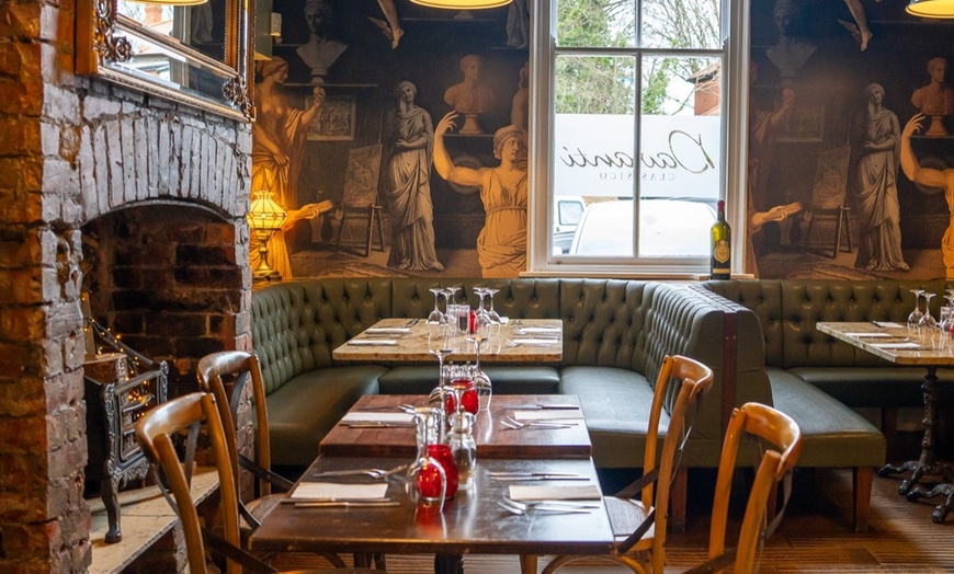 Image 6: Starter, Main & Half, One or Two Bottles of Wine for 1, 2, or 4 People