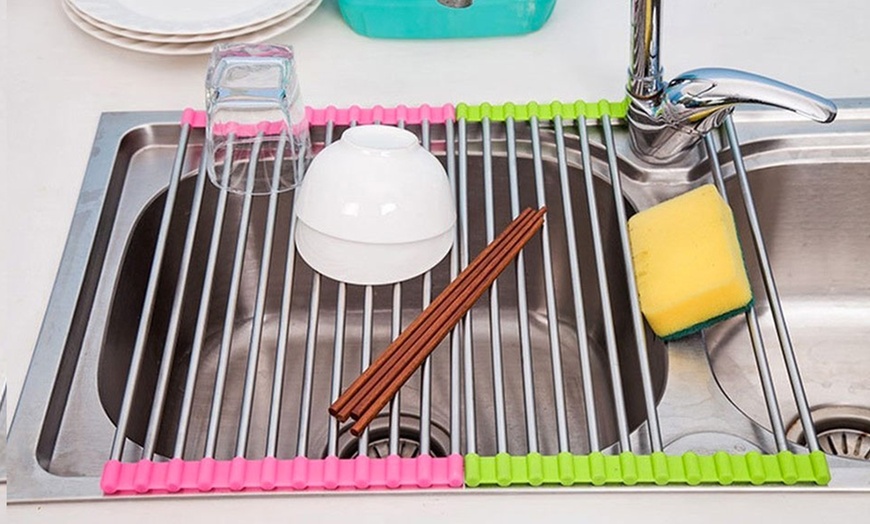 Image 2: Drainer Strainer Dish Rack