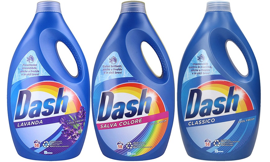 Image 1: 4 confezioni di detergente liquido Dash per lavatrice