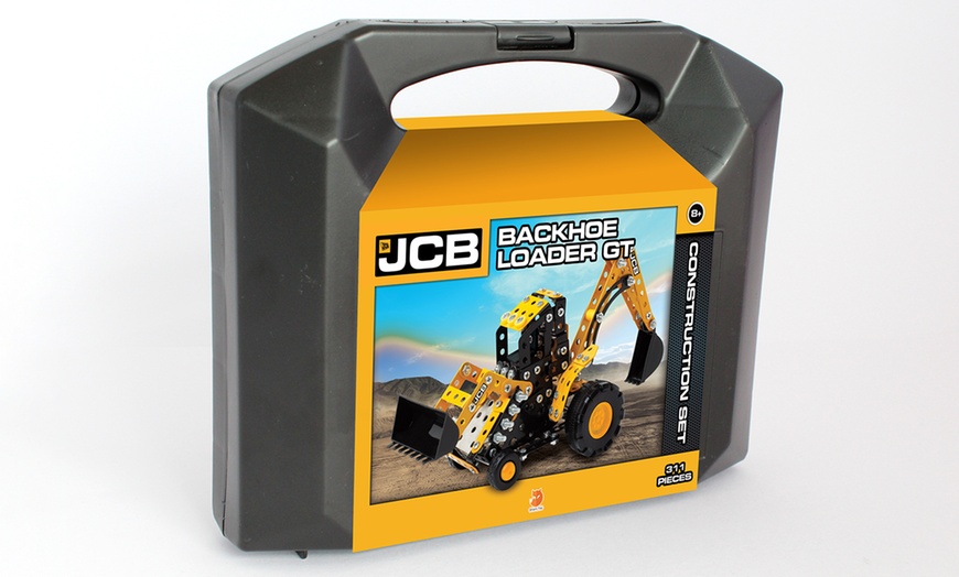 Image 2: JCB Construction Toy Set