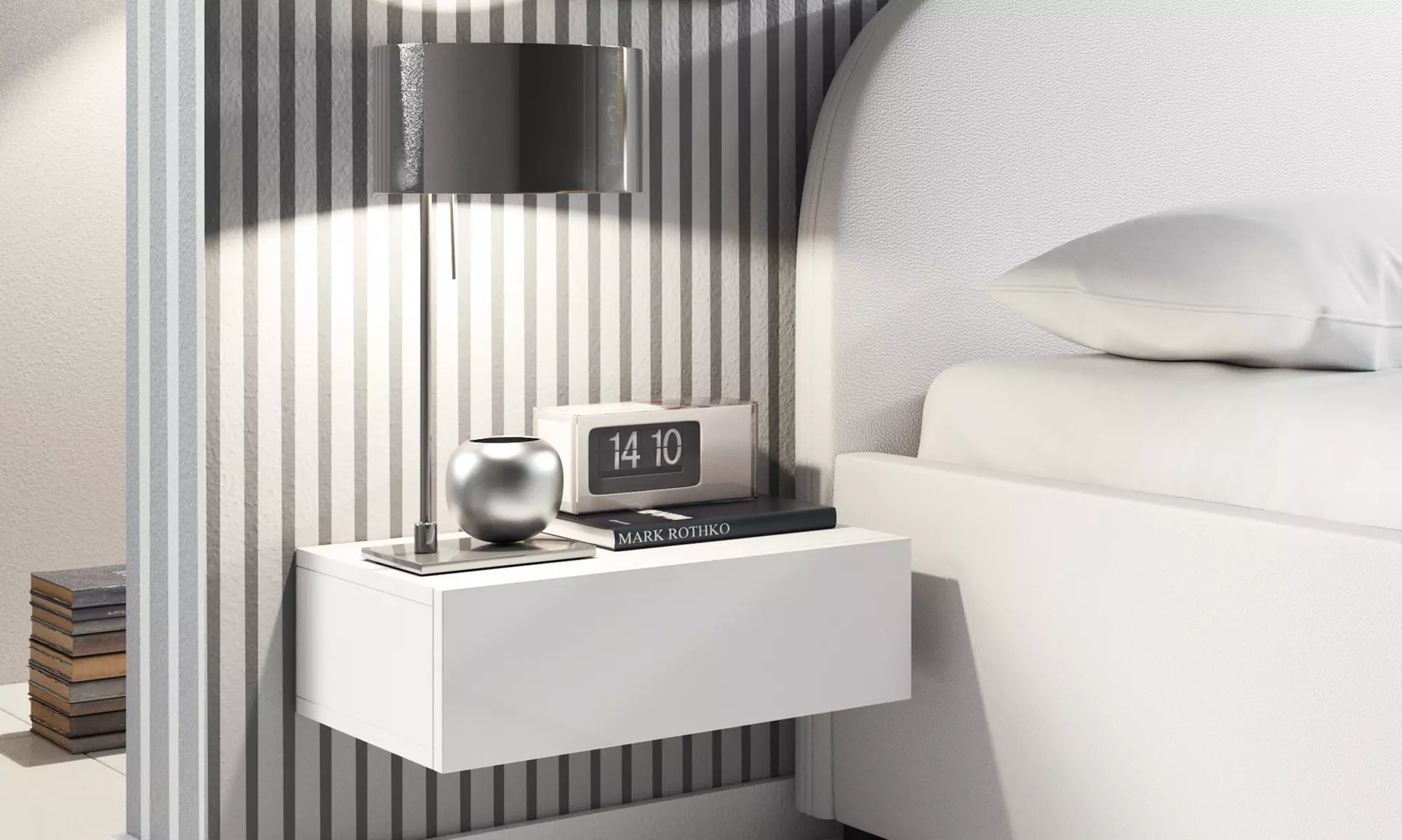 1 o 2 mesitas de noche, disponibles en 2 colores - Primary Image