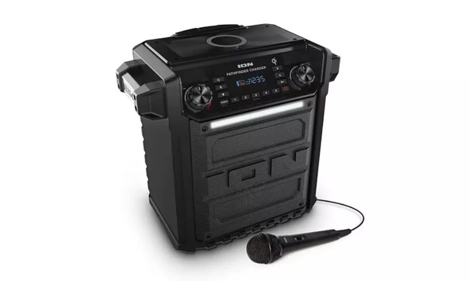 ION Pathfinder Charger Speaker with 100h Battery and Qi Wireless Charging (refurbished) - Primary Image