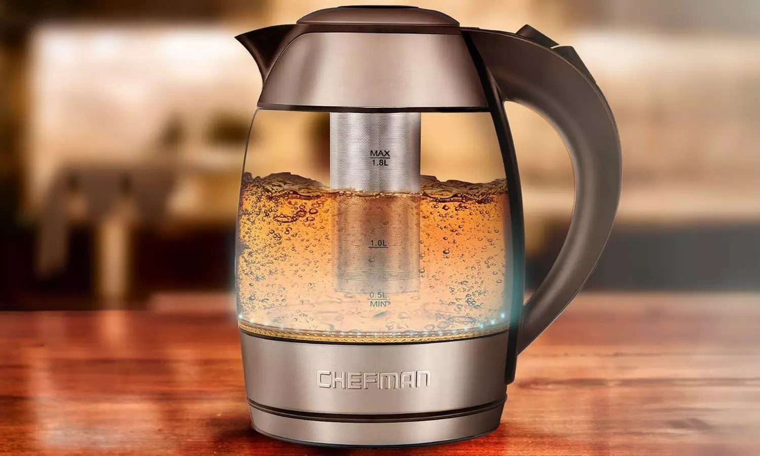 Chefman Rapid Boil Electric Kettle 1.8L - Primary Image