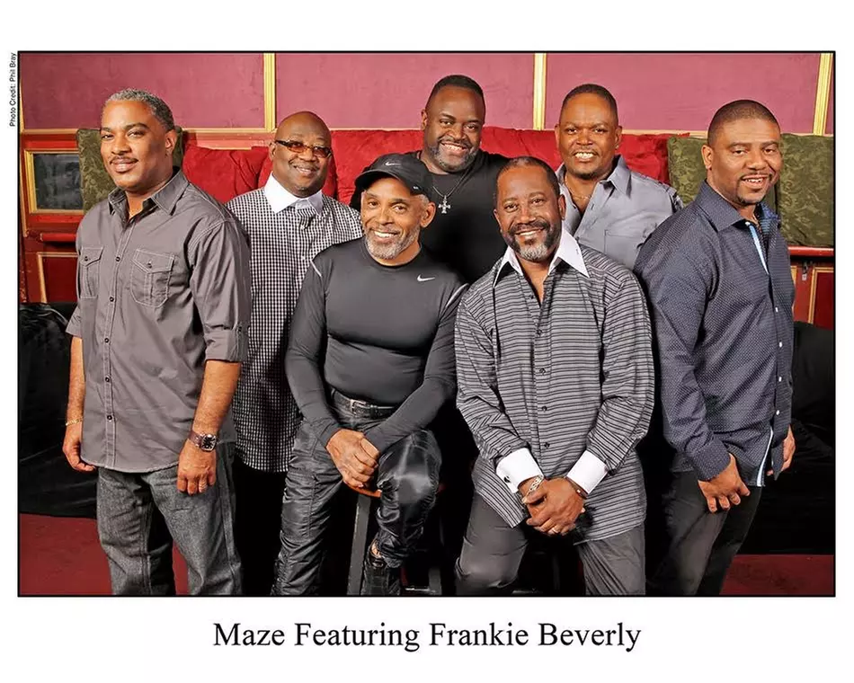 Maze Featuring Frankie Beverly with Joe and Angie Stone on February 11 at 8 p.m. - Second Medium