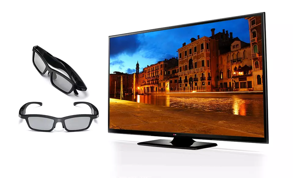 LG 60" Plasma 600Hz 1080p Smart 3D HDTV with 2 Pairs of 3D Glasses - Primary Image