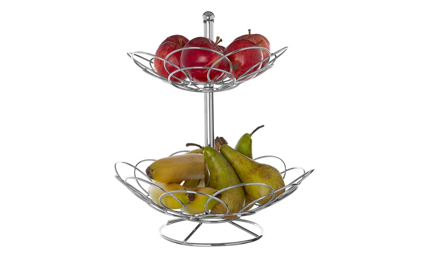 Image 3: Two-Tier Fruit Basket