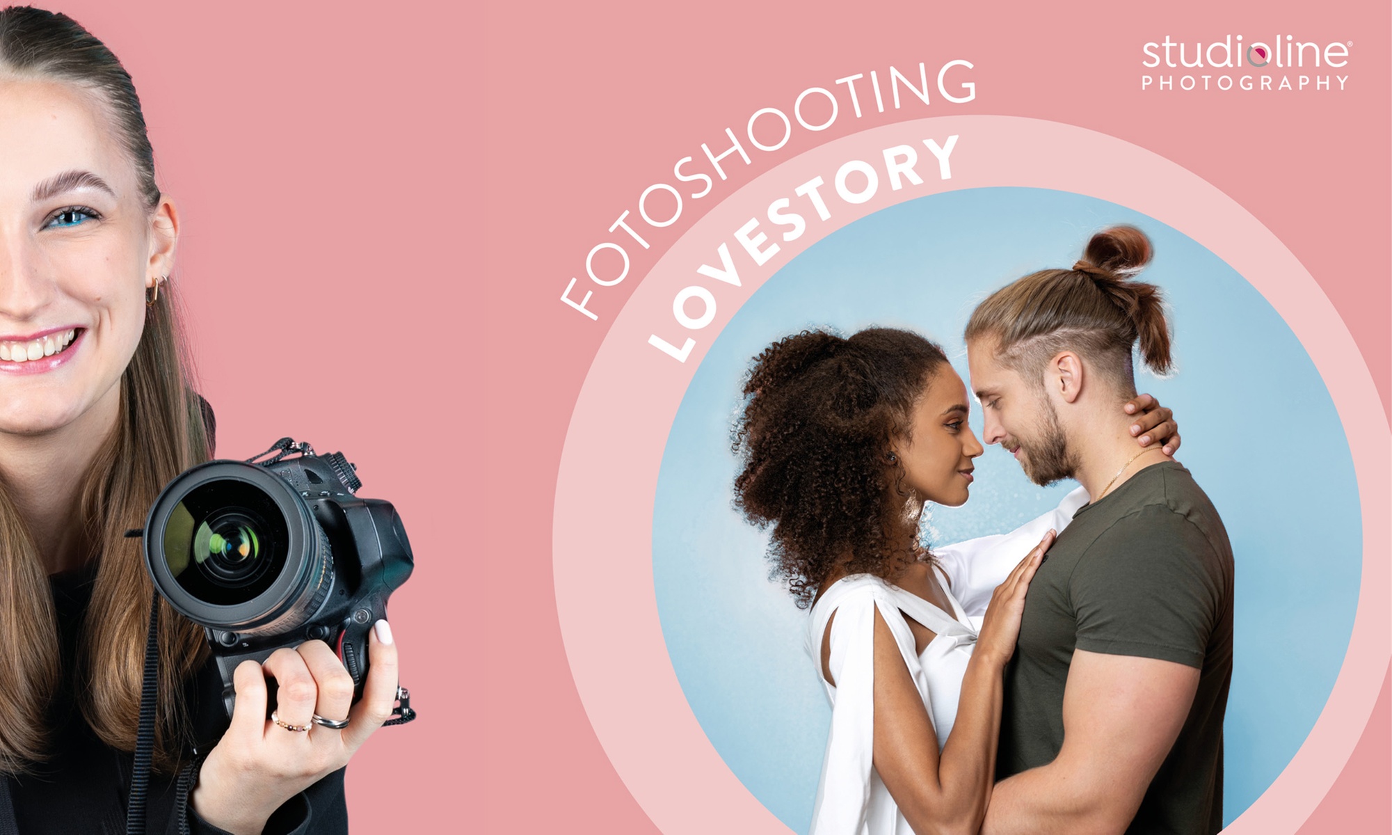 60 Min. studioline PHOTOGRAPHY Fotoshooting Erlebnis + Goldcard