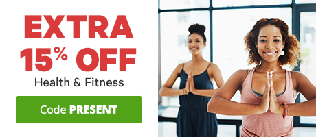 15% off Health and fitness