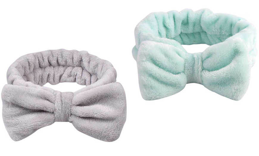 Image 8: Bow Plush Headband