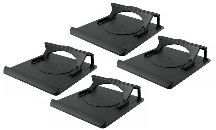 Image 3: Up to Four Elpine Laptop Holders with Rotating Platform