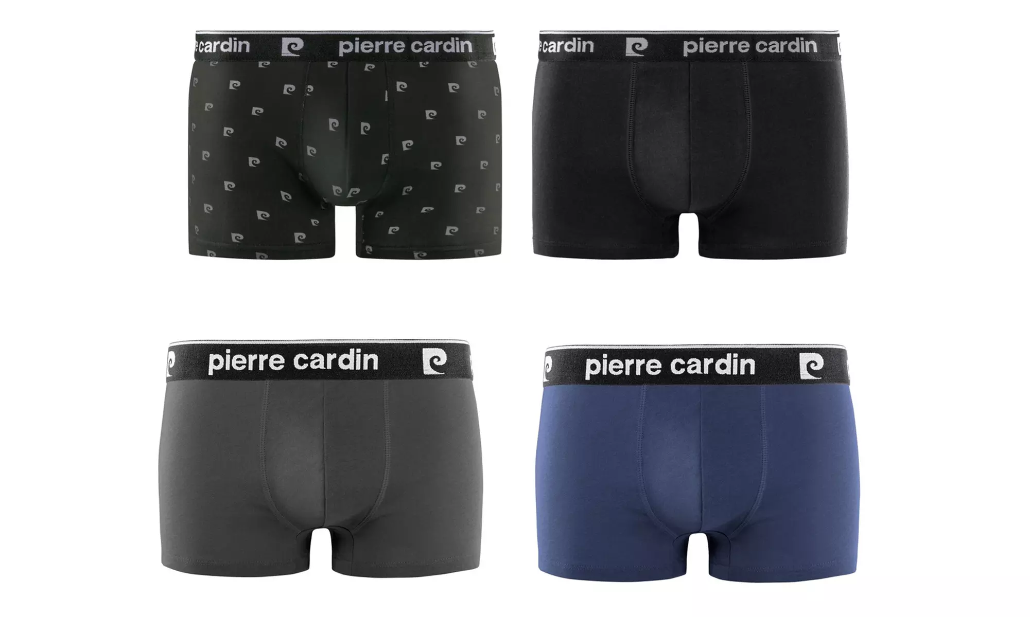 Lote de boxers de algodón y elastano Pierre Cardin