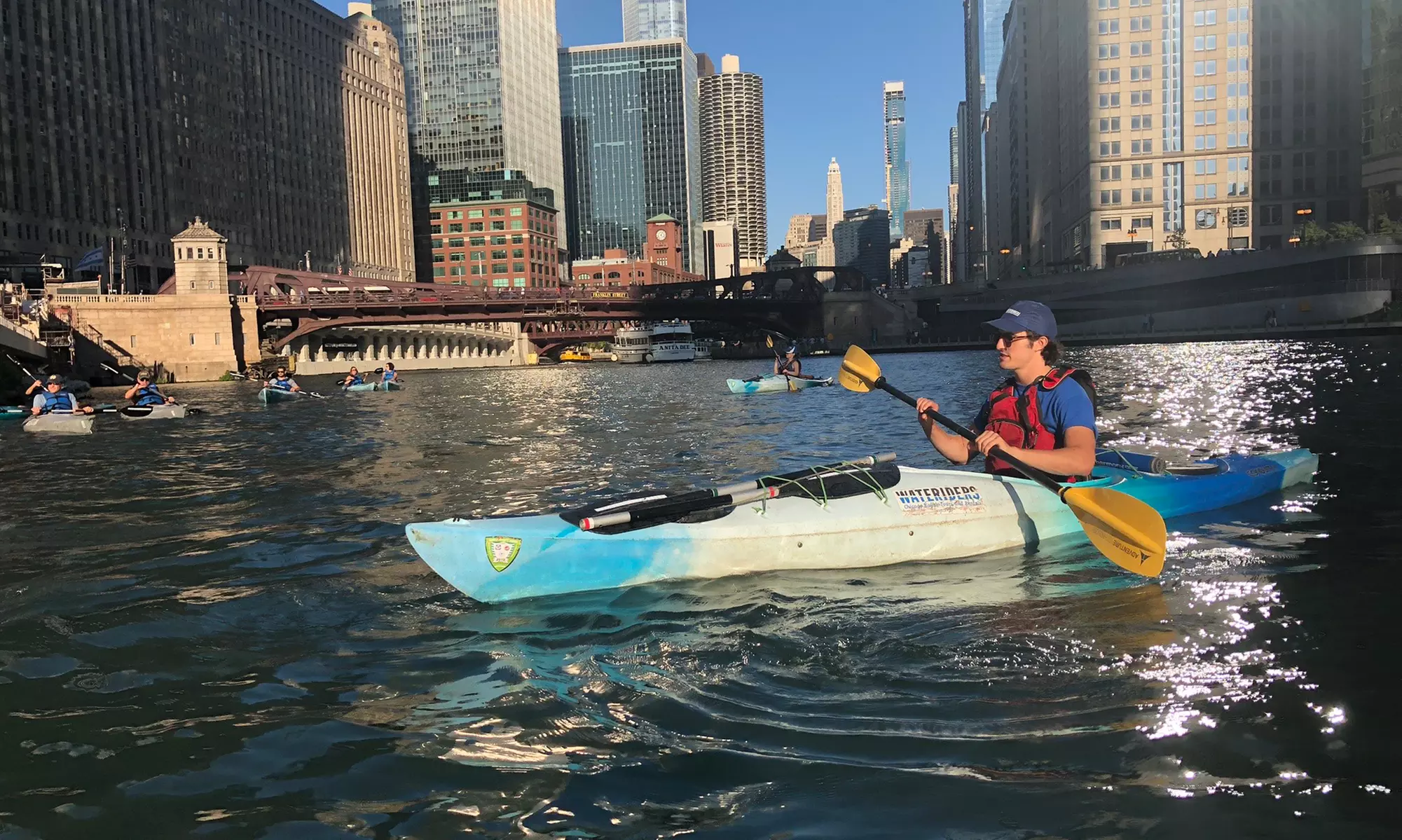 One Kayak Rental or Maritime Museum Historical Tour at Wateriders Kayak Tours Bridgeport (Up to 51% Off) - Primary Image