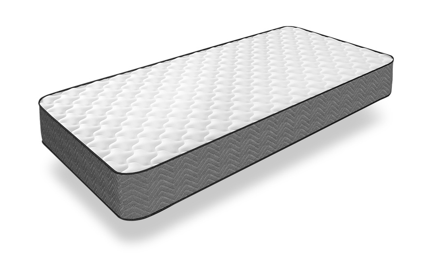 Image 4: Memory Foam Quilted Sprung Mattress