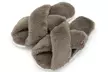 Women's Open Toe Memory Foam Slippers - Second Medium
