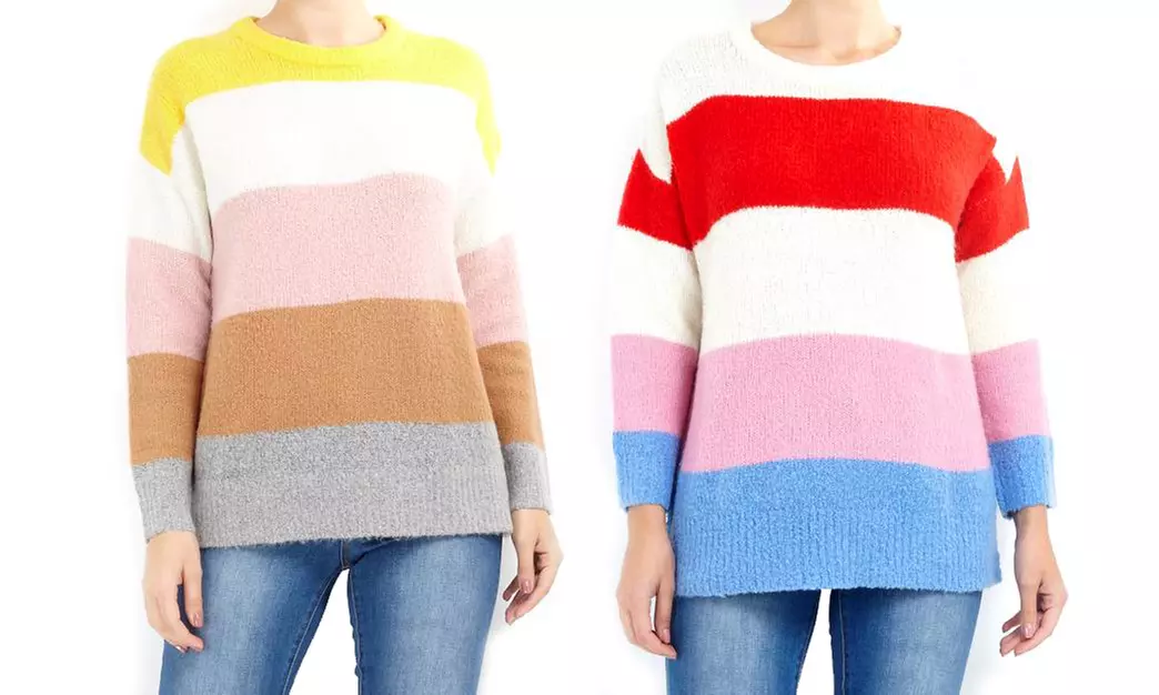 Pull femme Brave Soul Colorful - Primary Image