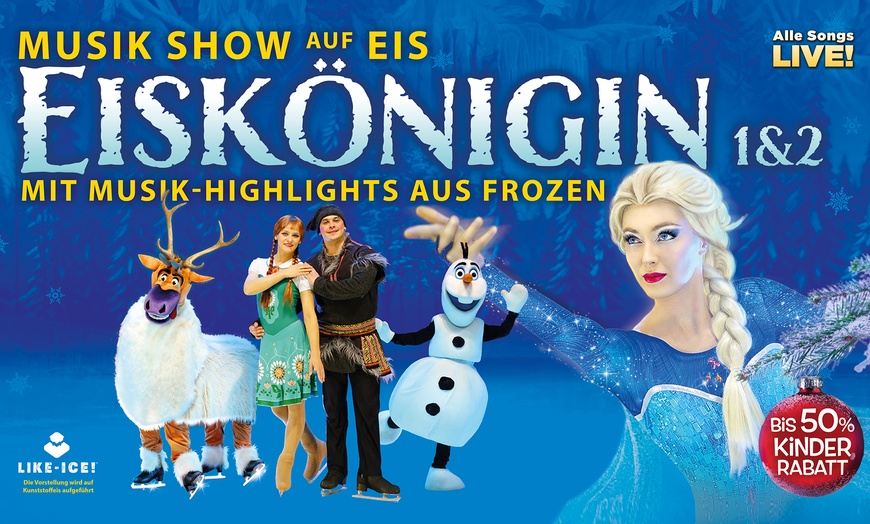 Image 1: Eiskönigin 1&2 - Musik Show auf Eis: Ticket vom 30.10.24 - 21.04.25