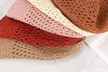 Women's Summer Knit Wide Brim Foldable Bucket Hat - Second Medium