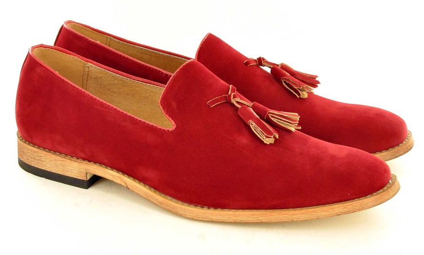 Image 21: Slip-On Tassel Loafers