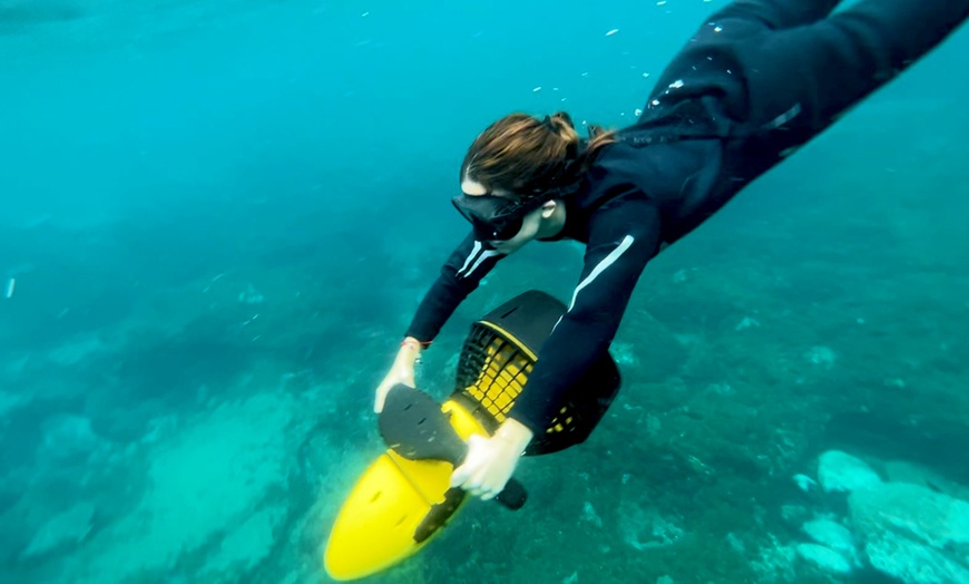 Image 4: Experiencia de snorkel con propulsor acuático y reportaje para 1 o 2