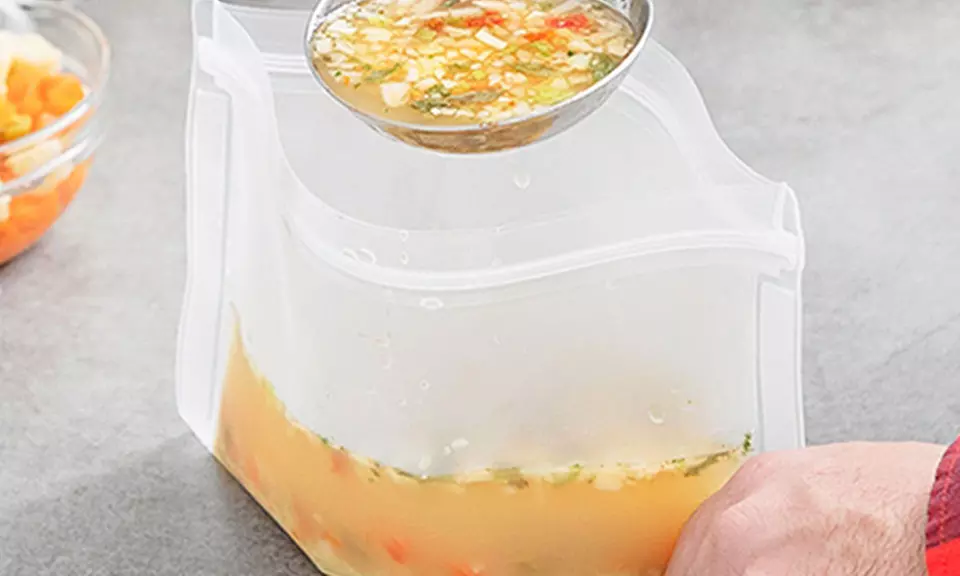 1 ou 2 lots de 10 sacs alimentaires réutilisables