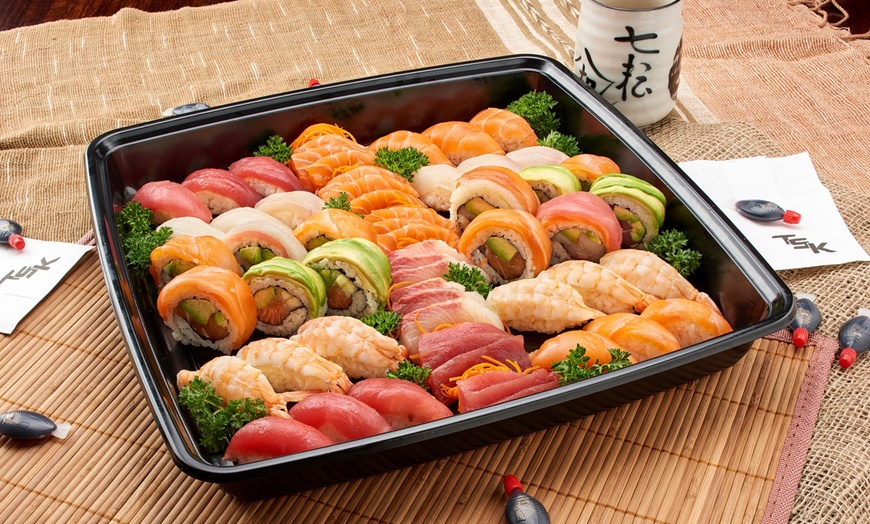 Image 2: 56-Piece Maki Sushi Platter