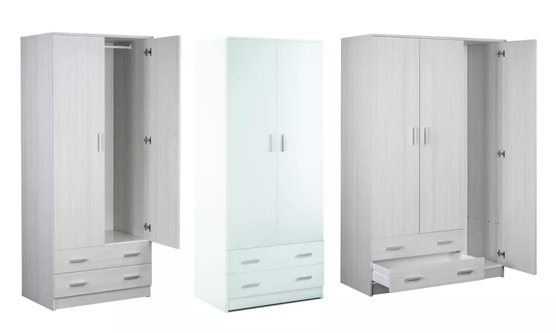 Armadio melaminico in 3 modelli