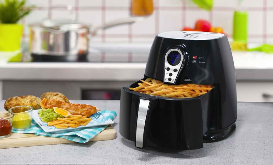 Elite Platinum 3.2qt Digital Air Fryer With Recipe Booklet 