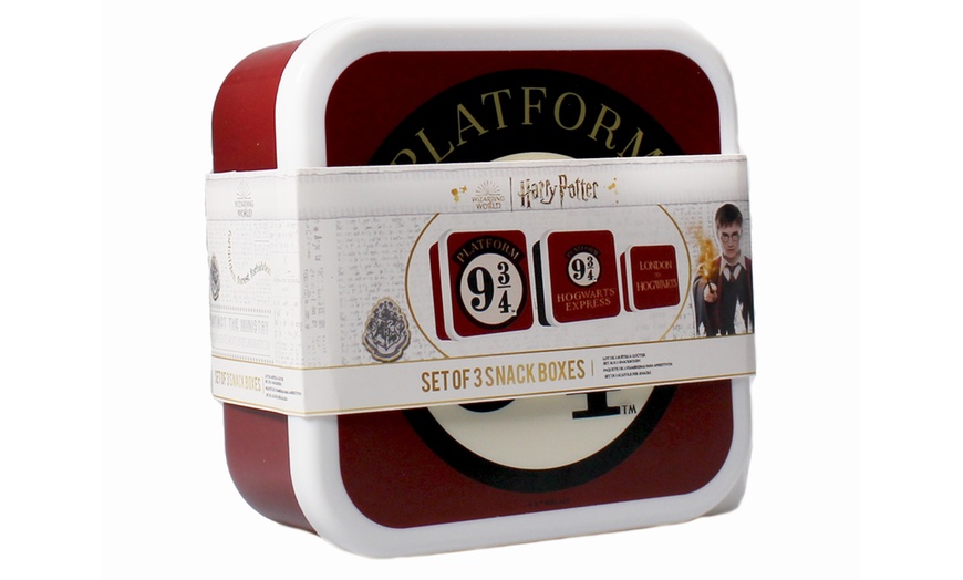 Image 6: Set of Two or Three Harry Potter Lunch Boxes