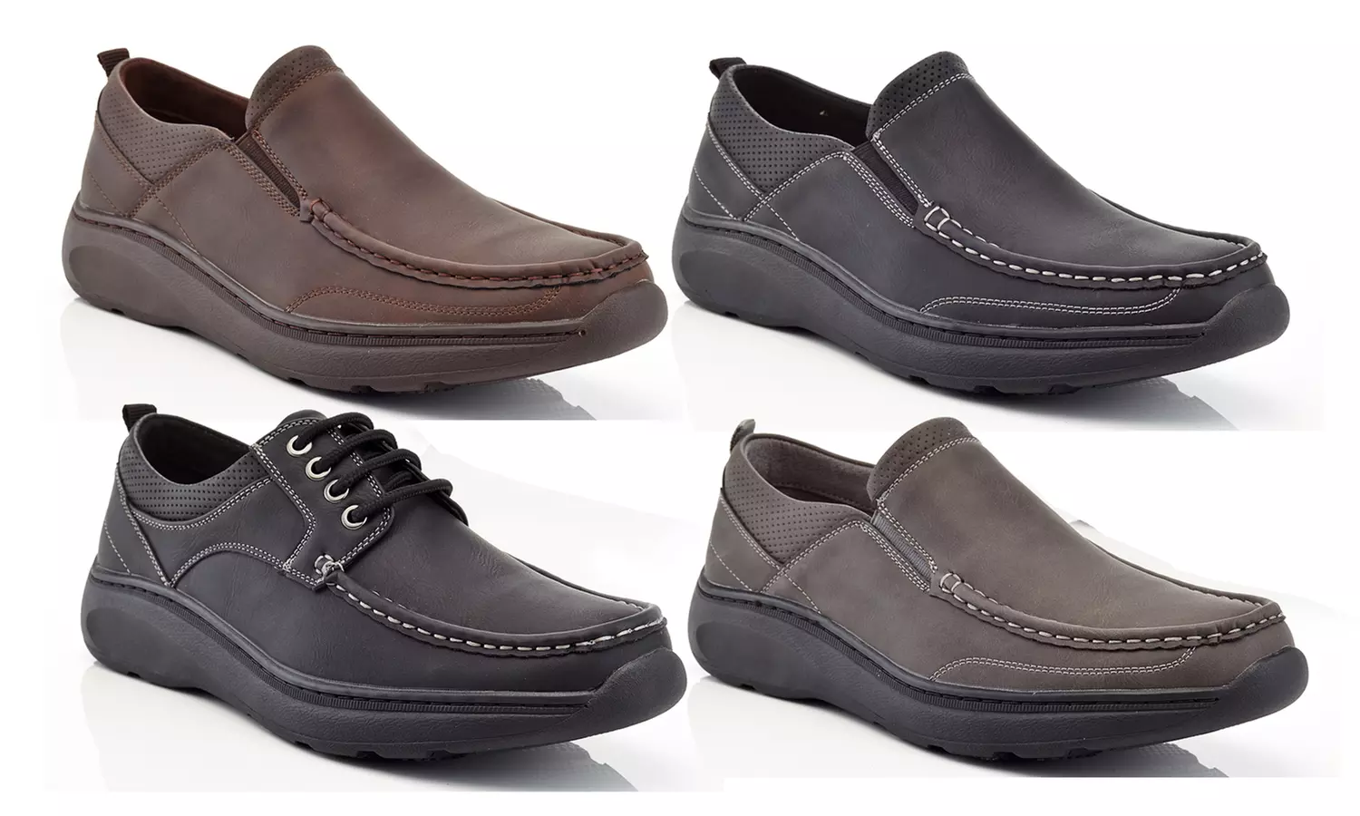 Henry Ferrera Men's Ankle Comfort Loafers - Primary Image