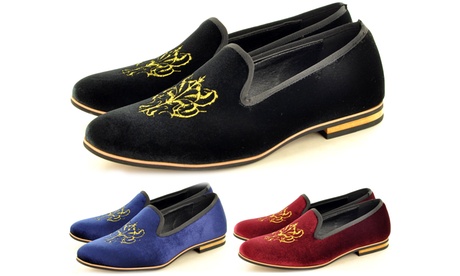 Mocassins effet velours pour homme