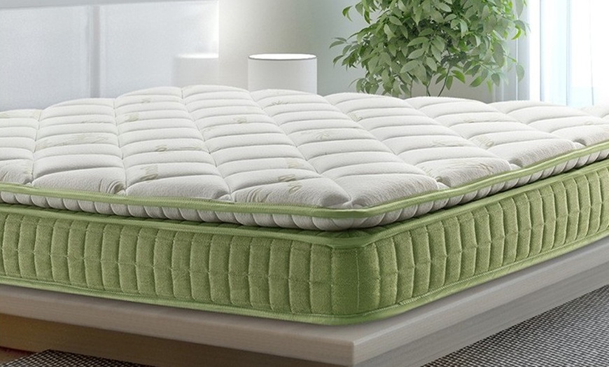 Image 2: Matelas Palm Beach 22 cm avec son surmatelas intégré, Sampur