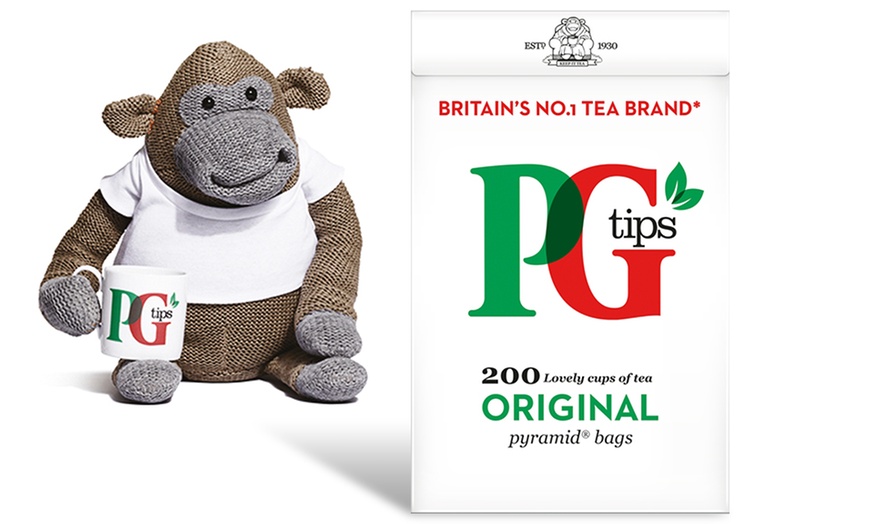 Image 1: 200 Teabags Plus Monkey Gift Set

