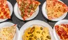 $20, $40, or $60 for Food & Drinks or 18'' Pizza with Caesar Salad, Bread Sticks & 2-Liter Soda! (Up to 38% Off)