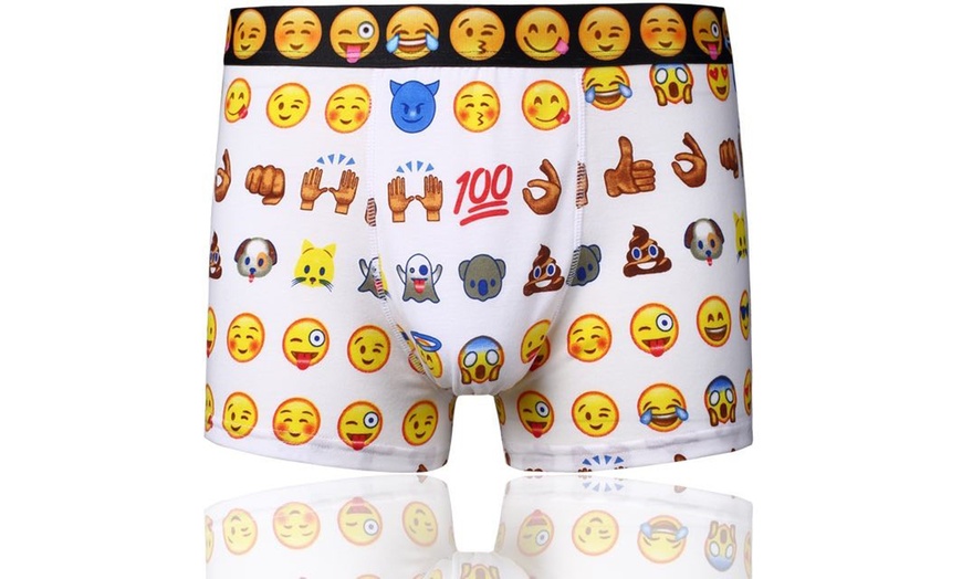 Image 3: Smiley Emoji Boxers Six-Pack