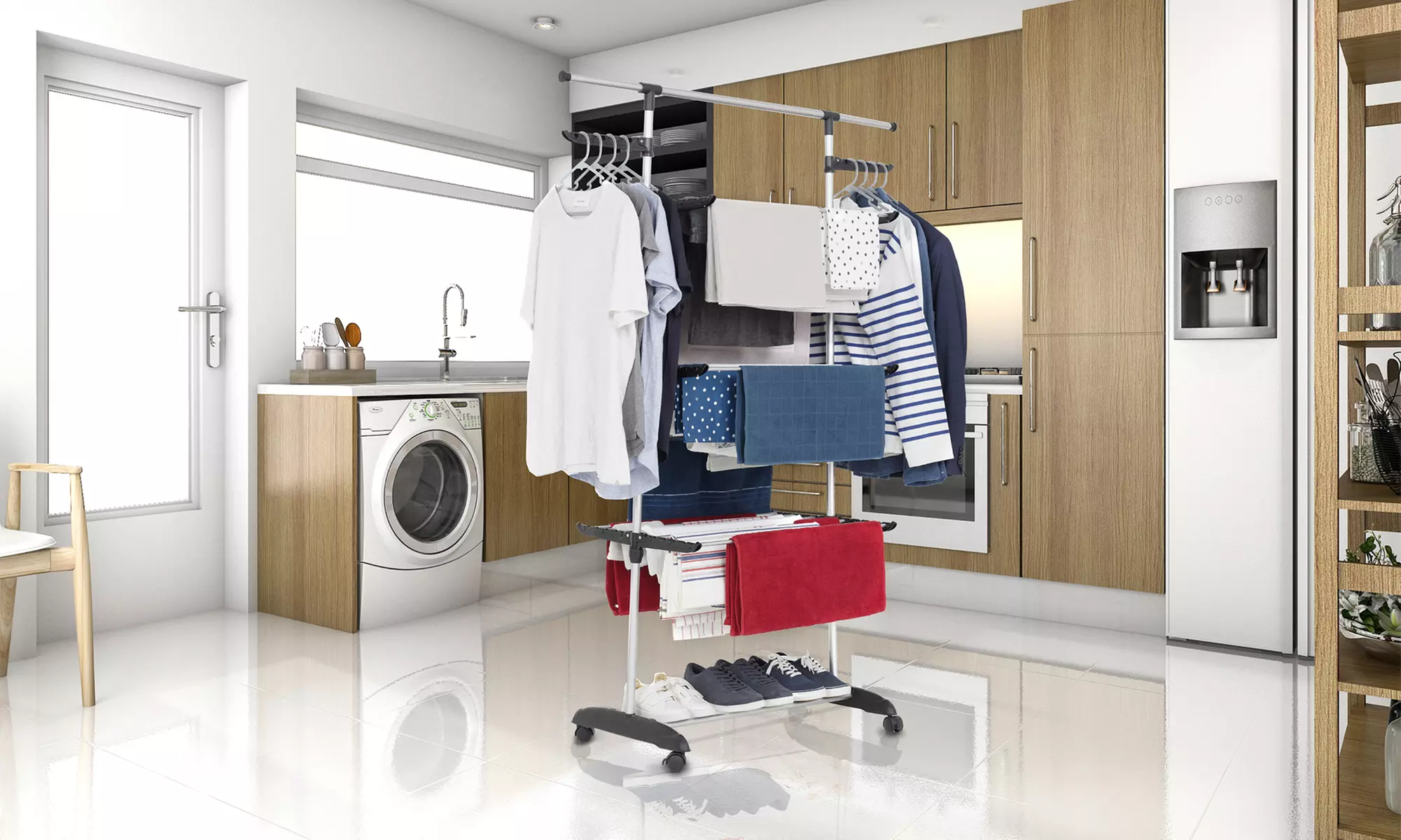 Sèche-linge compact multifonctionnel