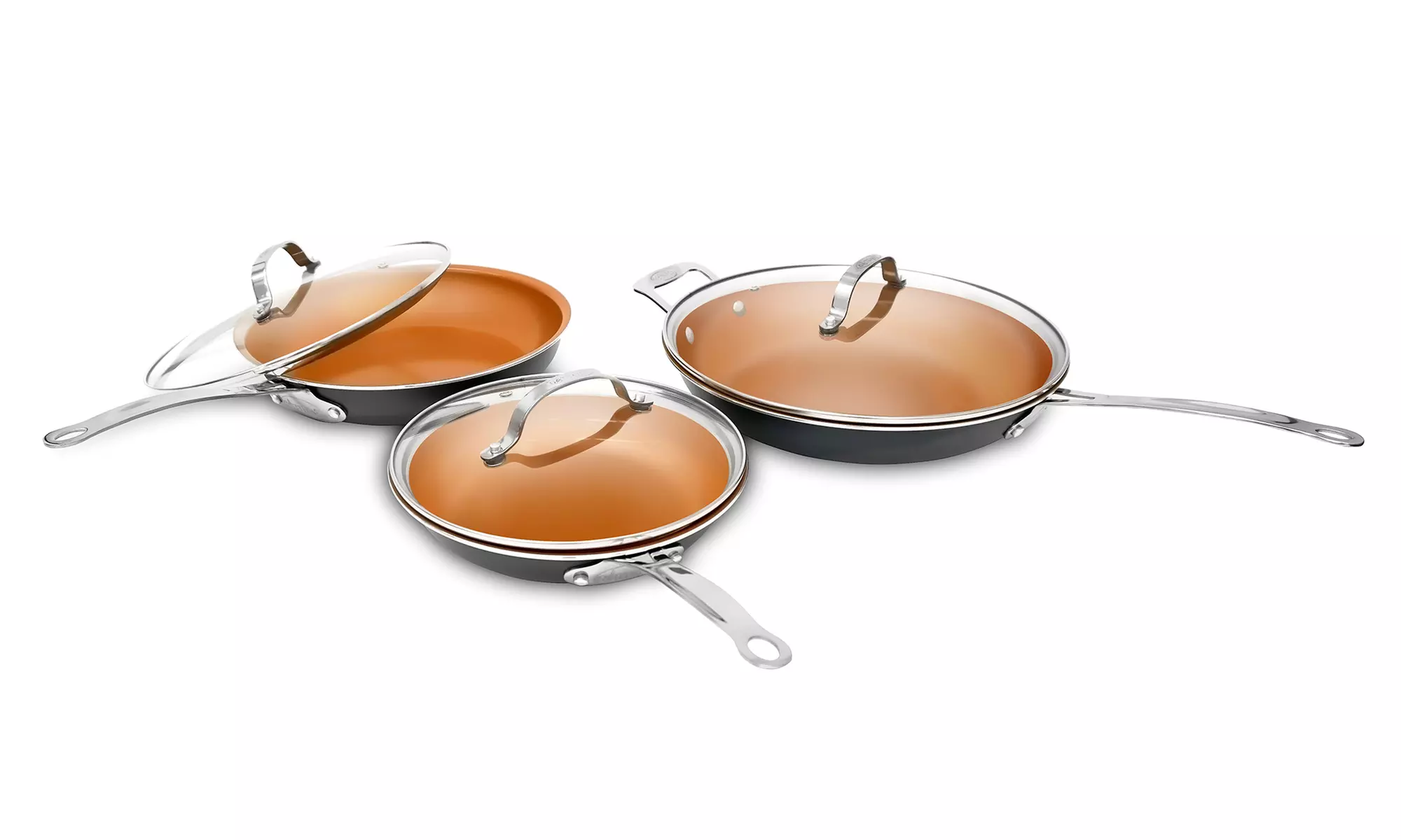 Gotham Steel Ultimate Fry Pan Set with Lids (6-Piece) - Primary Image