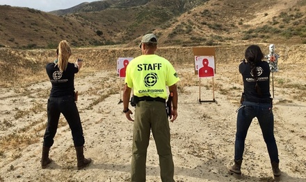 4-Hour Private Pistol/Shotgun Bay Rental For Up to 4 People | Valid Friday - Sunday - California Tactical Academy - Piru