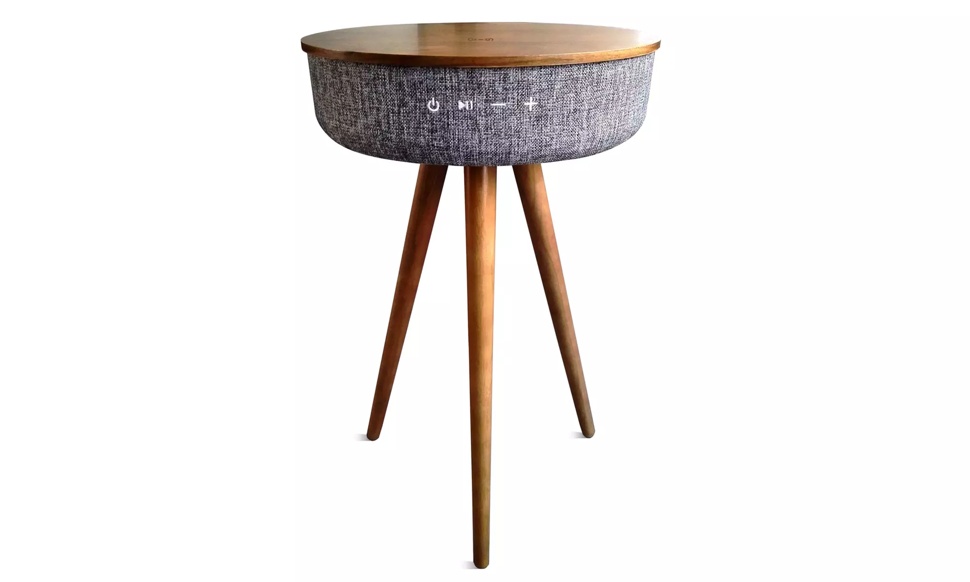 Caleo Quest Portable End Table with Bluetooth Speaker and Wireless Charging - Primary Image