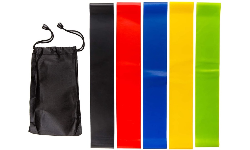 Image 2: Five Resistance Bands with Carrying Bag