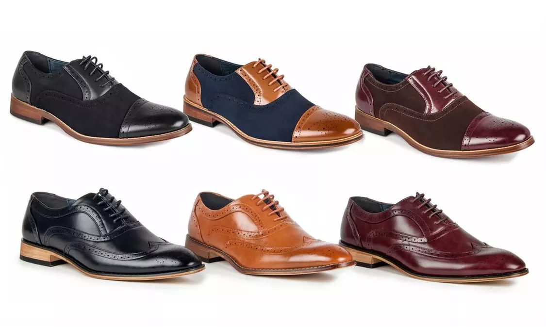 Signature Men's Massimo Lace-Up Dress Shoes - Primary Image
