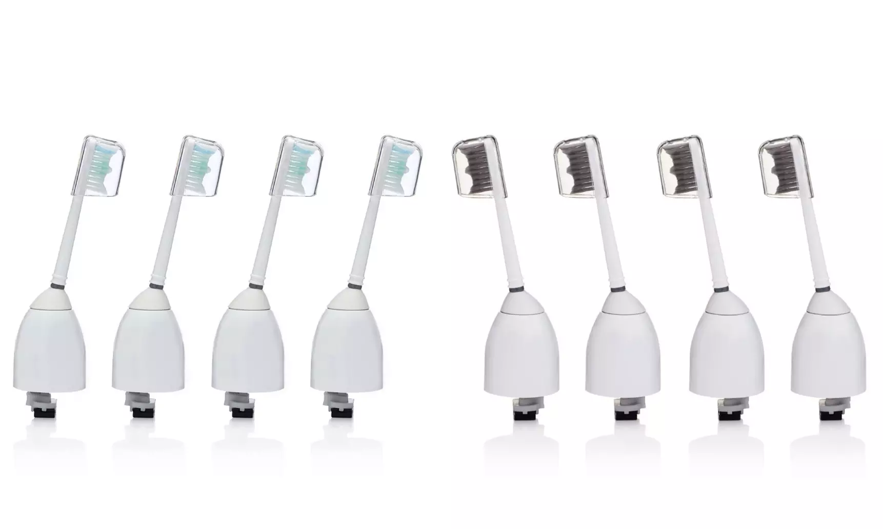 E-Series Compatible Charcoal Whitening and Regular Replacement Brush Heads - Primary Image