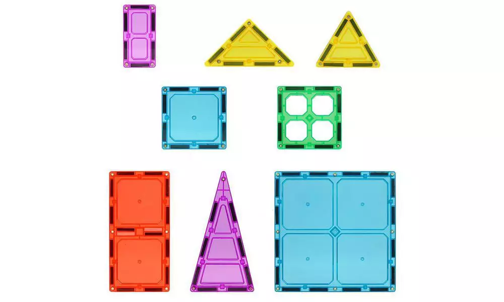 Magnet Build Deluxe 3D Magnetic Tile Building Set (100-Piece) - Second Medium
